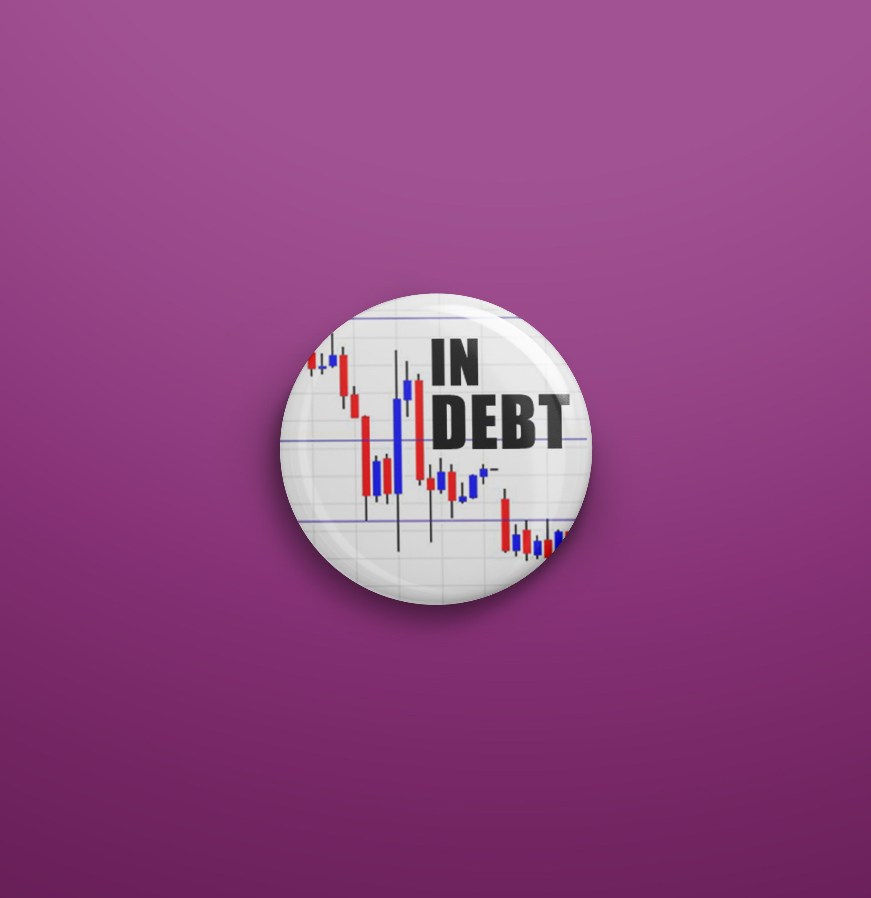 In debt